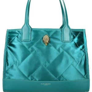 Kurt Geiger Small Turquoise Green Tote